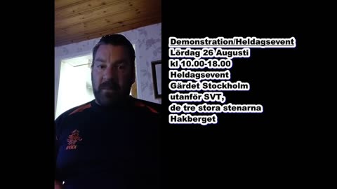 Lutmarks lördags demonstration 26aug Stockholm
