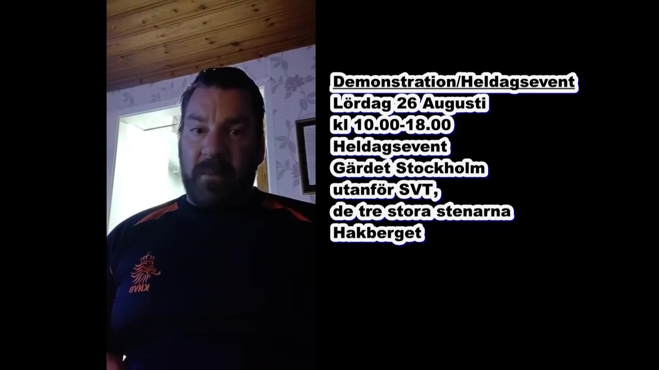 Lutmarks lördags demonstration 26aug Stockholm