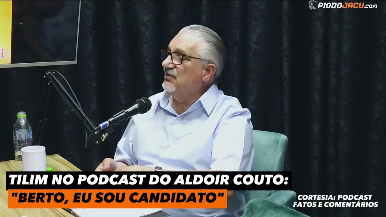 Laranjeiras: “Berto, eu sou candidato”, revela Tilim em podcast