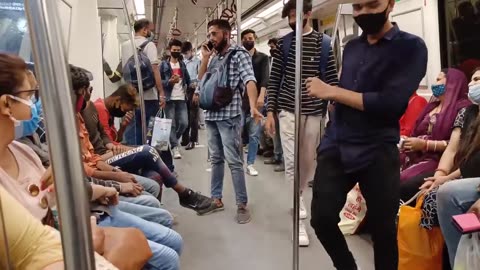 BEST METRO PRANK OF 2022😂🤣 PRANK IN METRO | BAGHEL KING