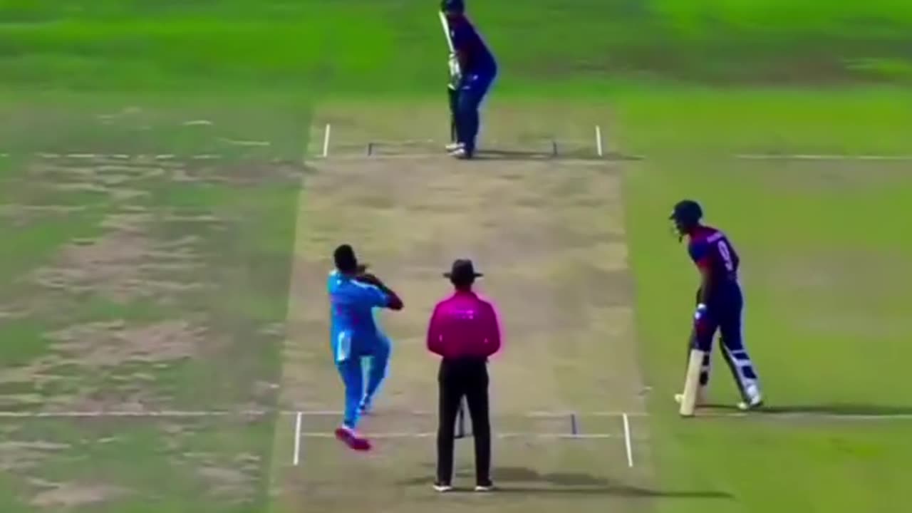 Nepali cricket classic shot