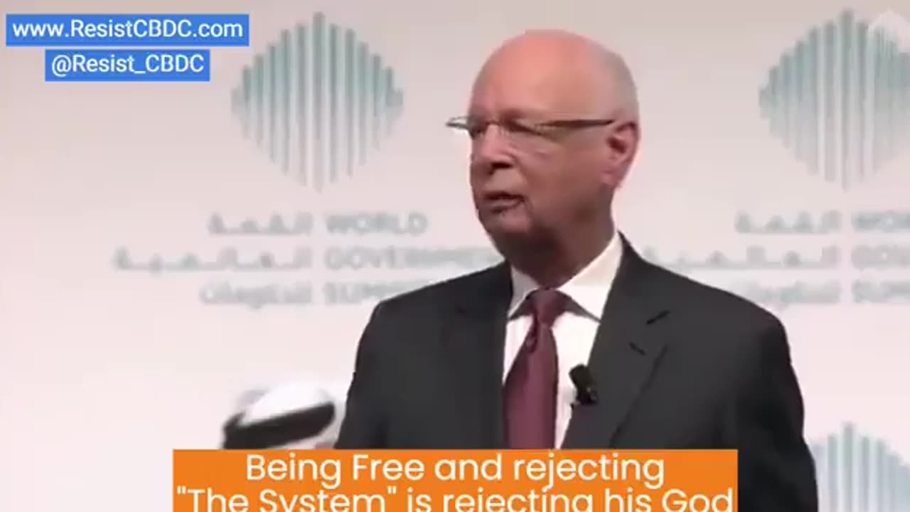 Klaus Schwab is starting to feel an anti-movement shift take place against him