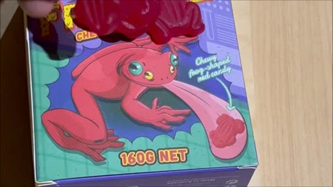 Frogzilla Chewy Red Frog Candy Packshot vs Product