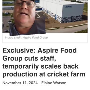 💥💥 The Bill Gates cricket farm struggling to survive...