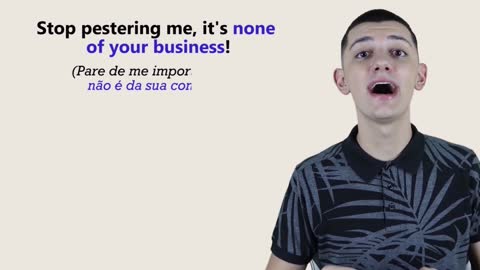 None of your business | Aprenda INGLÊS com OS SMURFS E A VILA PERDIDA