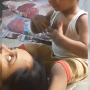 Adorable Kid's Hilarious Desi Threading Debut! 😂👦✂️