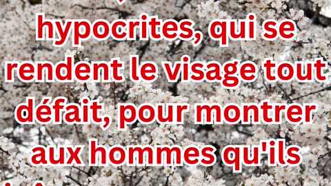 "La Véritable Humilité dans le Jeûne". Matthieu 6:16-18.