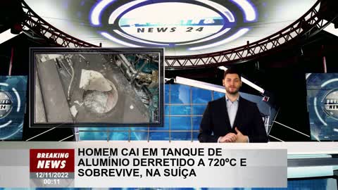 O homem cai em um tanque de alumínio derretido a 720ºC e sobrevive na Suíça