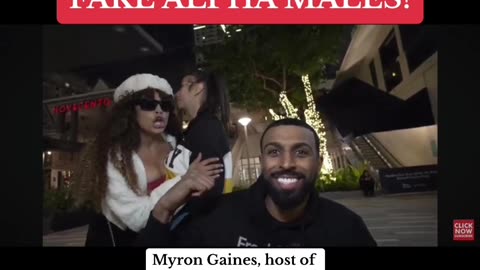 Myron Gaines hides behind women in FAKE, dangerous situation!