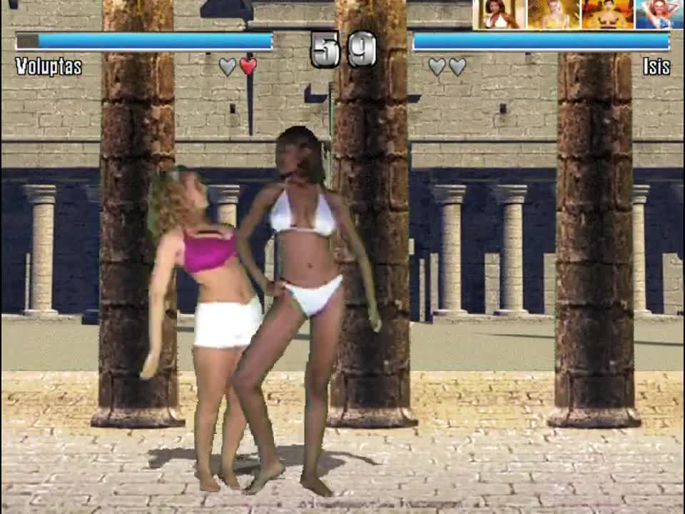 Bikini Karate Babes (PC_Windows _ 2002) - Voluptas (Claudia Zaborsky) [Playthrough_LongPlay]