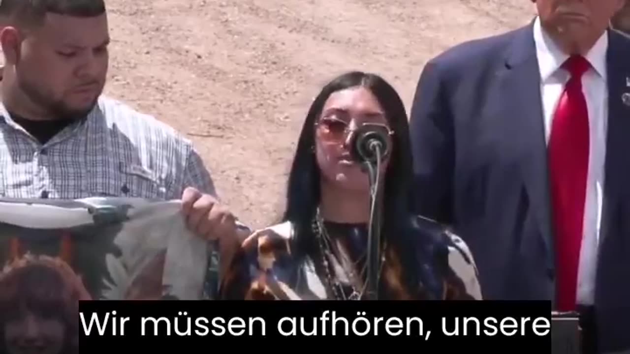 Trump visited the Southern Border - Her name was Jocelyn Nungaray (German Subtitles)