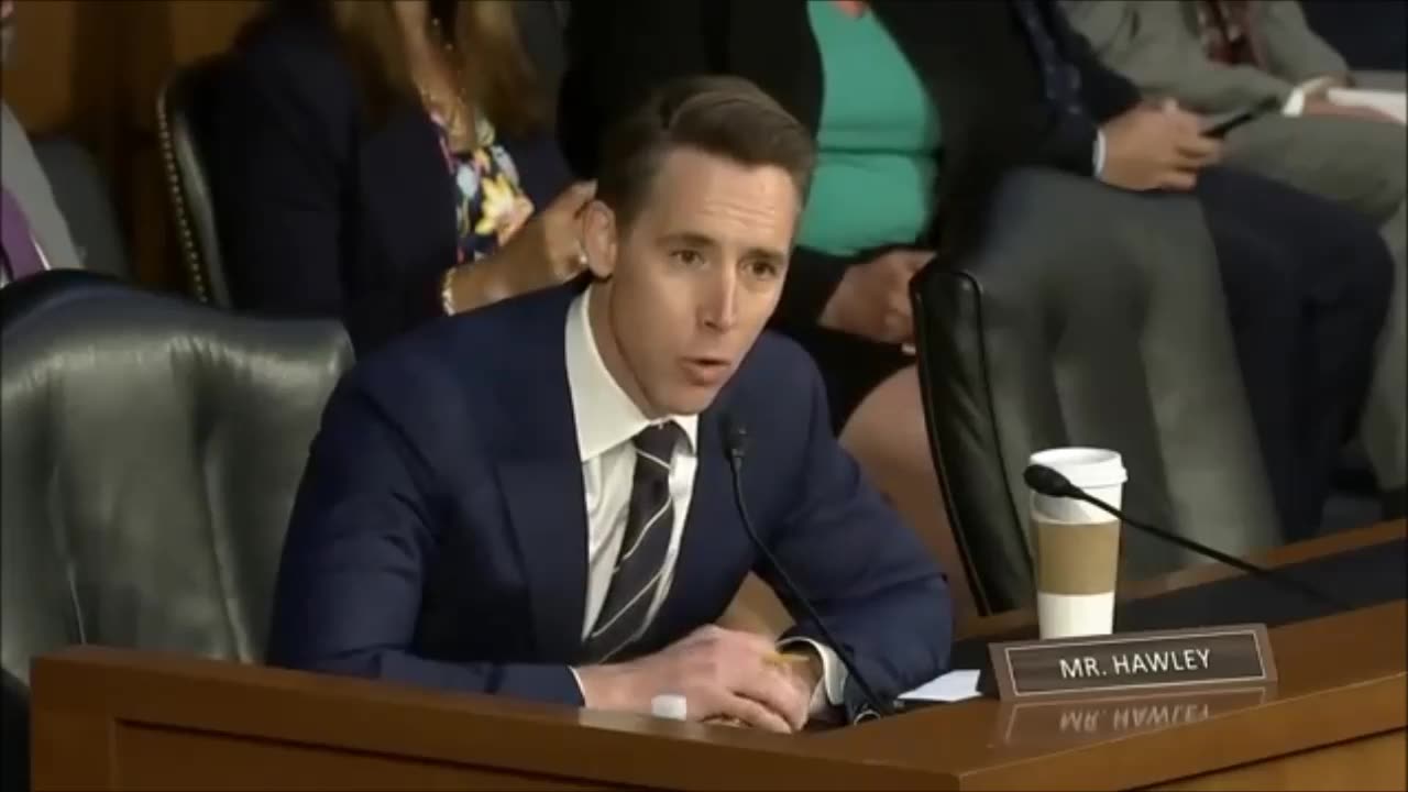 Sen. Hawley Grills FBI On Agency’s Baseless Monitoring Of Americans, Biden's Alleged Bribery Scheme