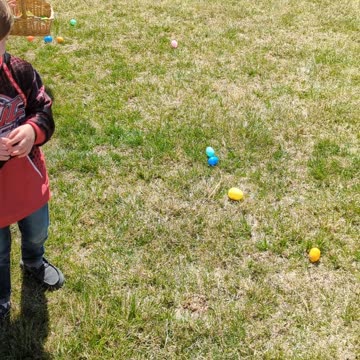 Tomrik getting Easter eggs