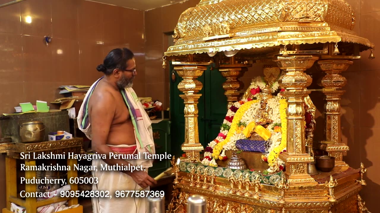 ஸ்ரீ லக்ஷ்மி ஹயக்ரீவர் திருக்கோயில் _ Sri Lakshmi Hayagriva Temple _ Pondicherry