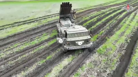 Uragan day and night: Central Military District's MLRS hit Ukrainian positions