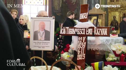 Ecumenistul Eretic Andreicut la “slujba de inmormantare” a Masonului Razvan Theodorescu, 10.02.2023