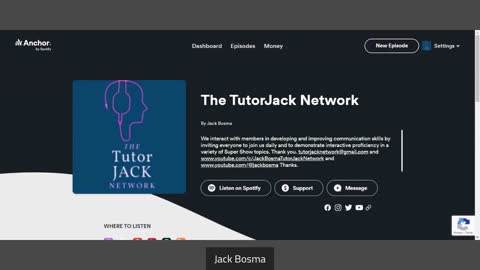 Jack Bosma Is On Spotify And Anchor FM Join Us Please