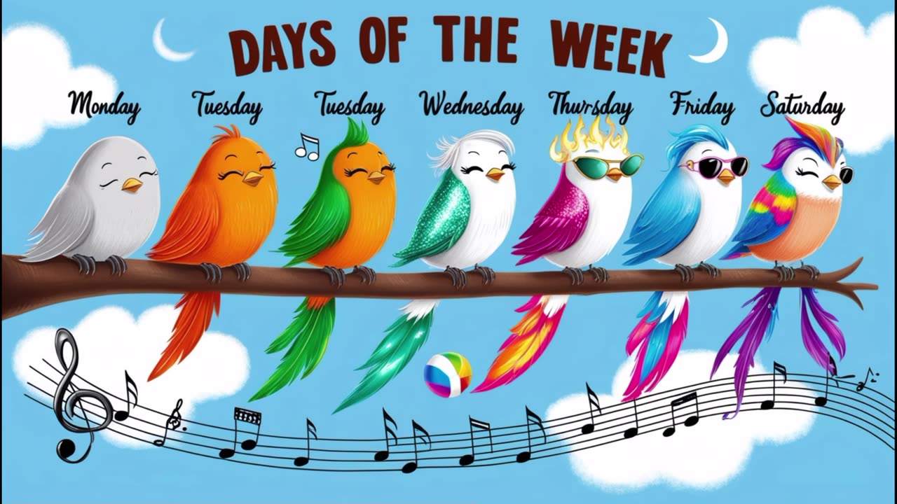 Days of the week nursery rhymes