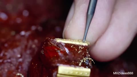 making 18k gold ring - handmade gold ring