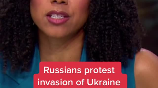 Russians protest invasion of Ukraine