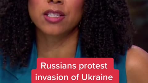 Russians protest invasion of Ukraine