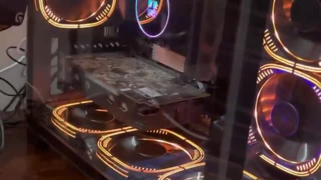 I am so excited about my computer mainframe, except for the video card