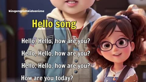 Hello song for kids