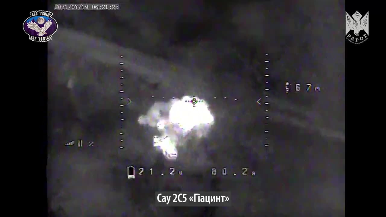 Dropping Bombs on Russian Tanks(FLIR)