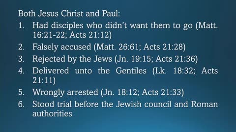 Paul Meets with the Elders in Jerusalem (Acts 21:10-25)