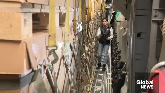 Royal Canadian Air Force delivers crucial supplies to Ukrainians