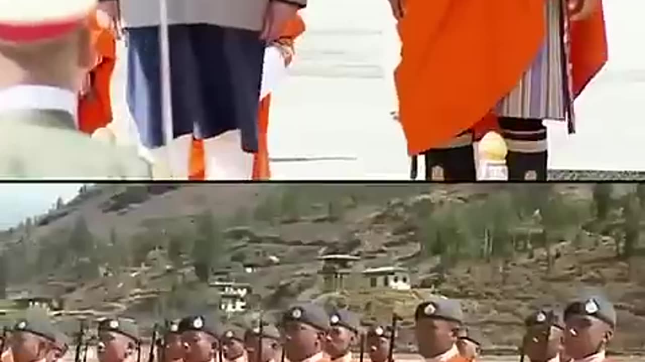 PM Modi gets a grand welcome in Bhutan