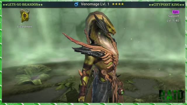Raid Shadow Legends - Venomage - Classic Skin
