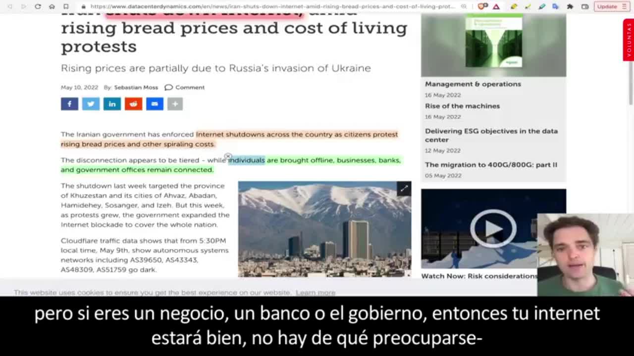 IRAN: DIGITAL FOOD RATIONING WITH BIOMETRIC ID/ Racionamiento digital biometrico