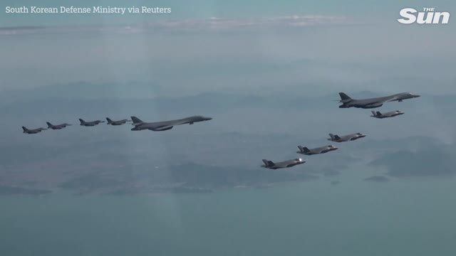 U.S. bombers return to Korean peninsula for drills after North's ICBM launch