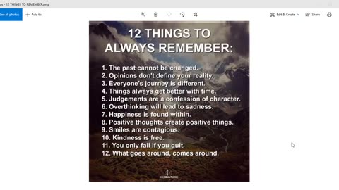 12 Things To Always Remember