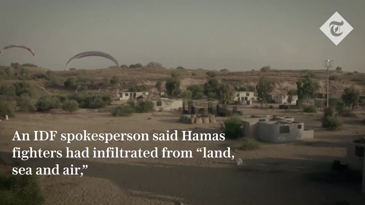 Israel war: Hamas used motor-powered hang gliders to infiltrate Israel