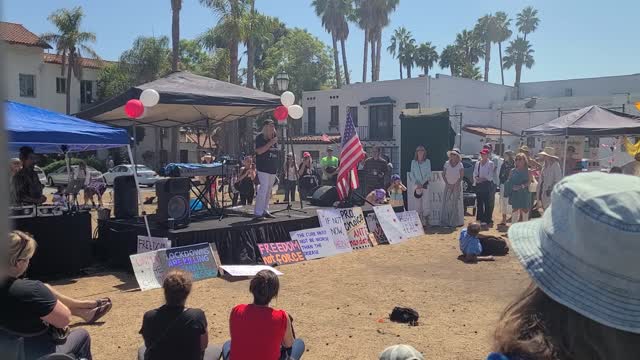 Dr. Judy Mikovits speaks at Freedom Festival in Santa Barbara 9-18-21