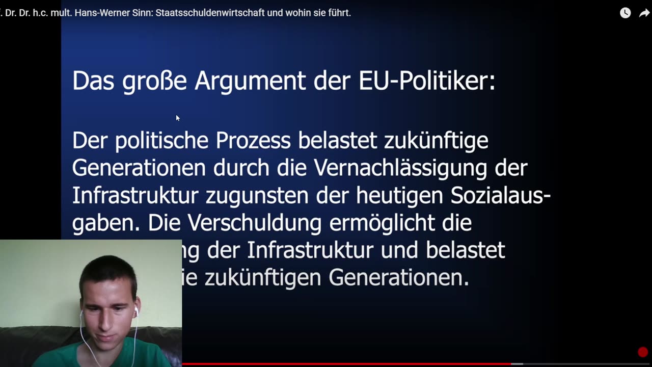 Hans-Werner Sinn bringt wirklich schlechte Argumente für eine harte Begrenzung von Staatsschulden