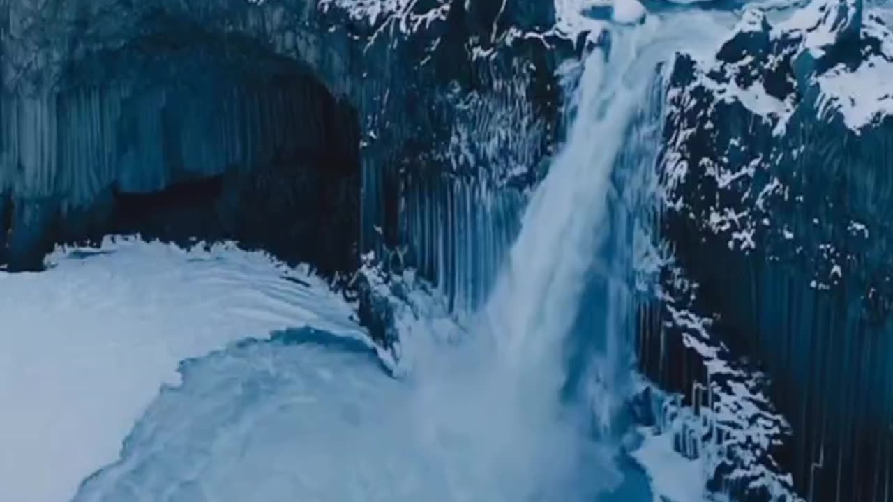 Aldeyjarfoss waterfall, Iceland