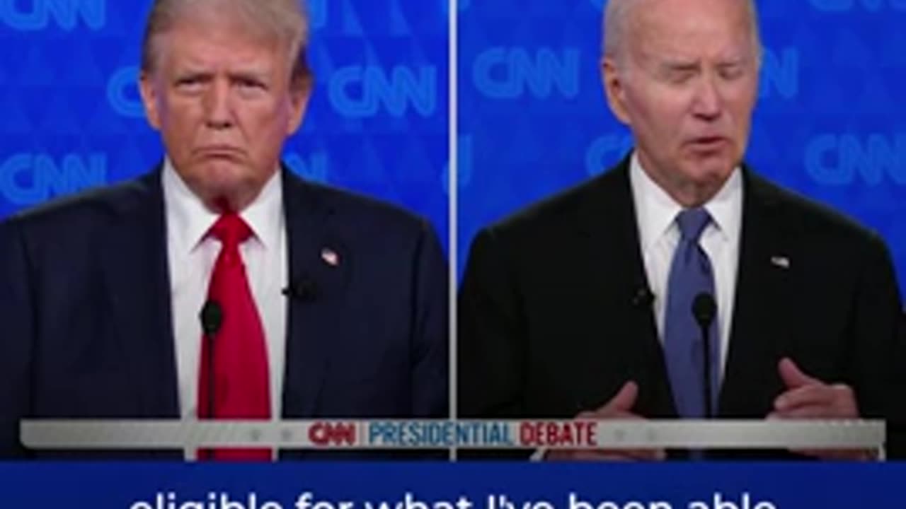 Biden stumbles during faltering start to presidential debate _ AJ _shorts(360P)