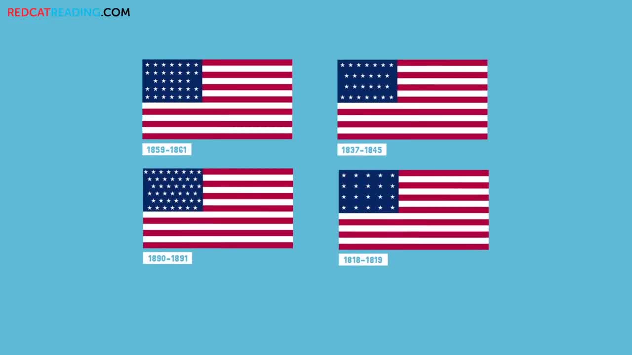 The United States Flag _ Curious Kids _ Fun Facts for Kids _ Made by Red Cat Reading