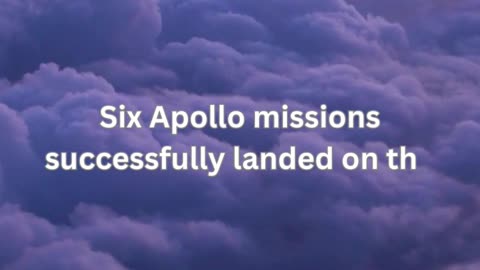 How many Apollo missions successfully reached the moon's surface?