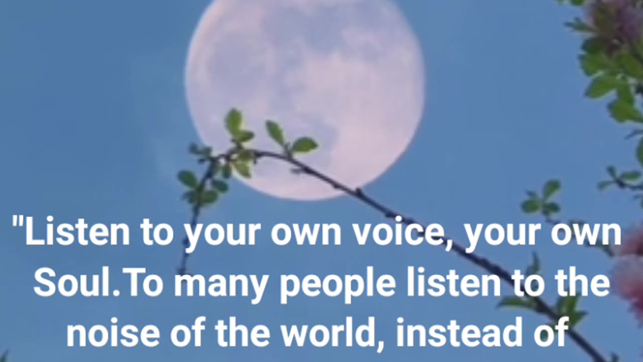 Listen to your own voice