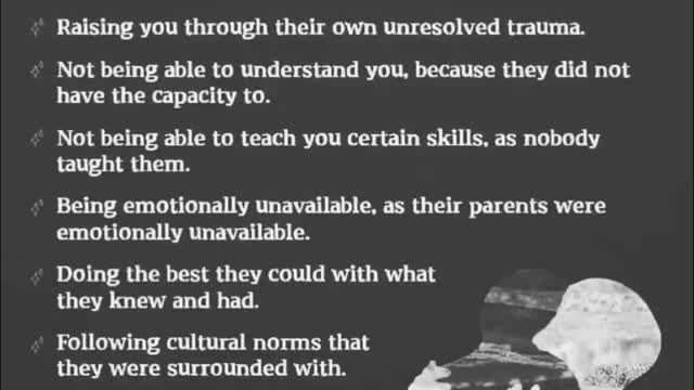 What you Want to forgive your Parents for