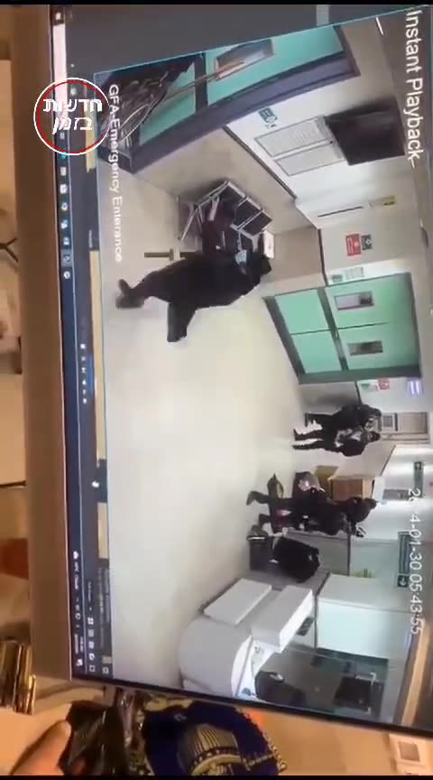 Israeli IDF and Police on the special operation in Jenins hospital