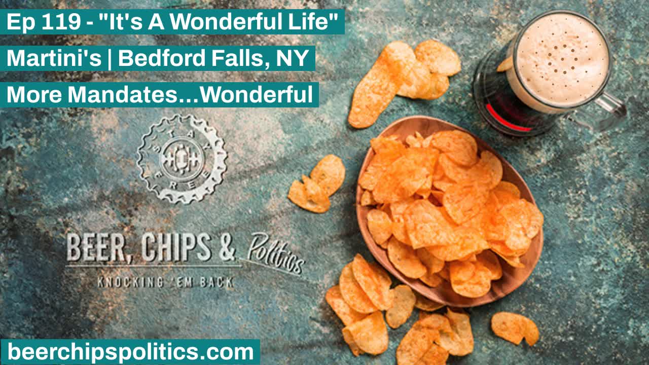 Ep 119 - Martini's | Bedford Falls, NY - "It's A Wonderful Life" - More Mandates...Wonderful