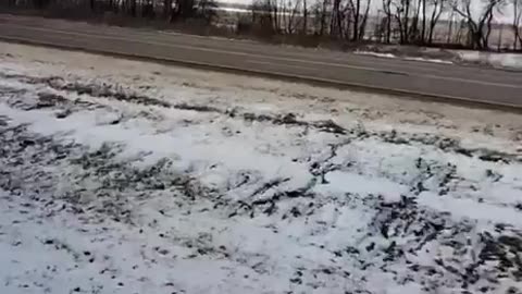 Ukrainian Jets Take Off from Highway
