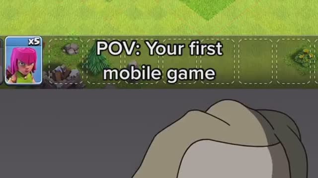 POV: your first mobile game