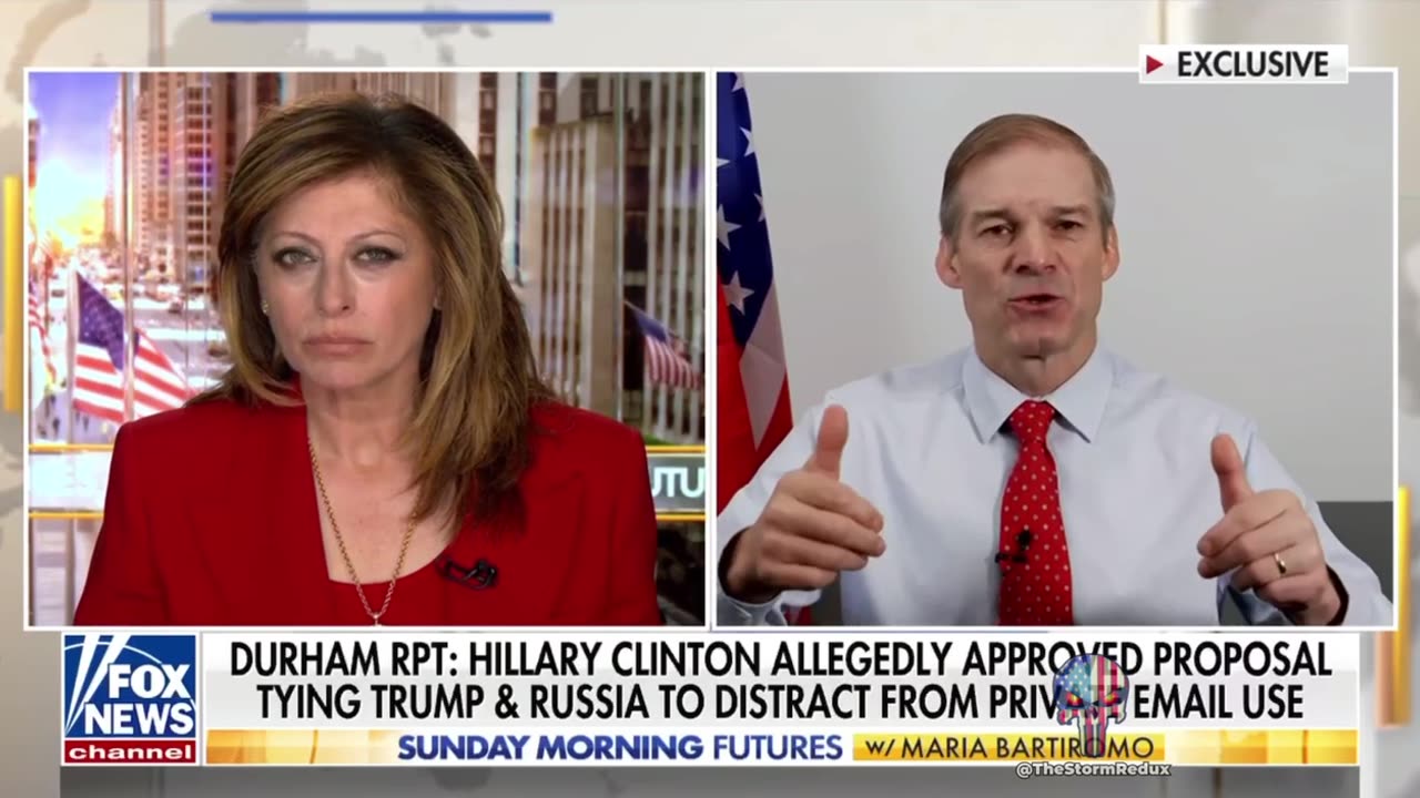 Jim Jordan was asked if they will open another investigation into Hillary & the Clinton Foundation.