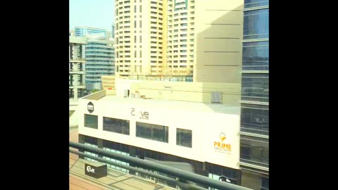 Dubai metro train